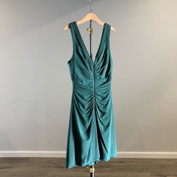 BCBGMaxAzria Green Cocktail Dress - Picture 4 of 7